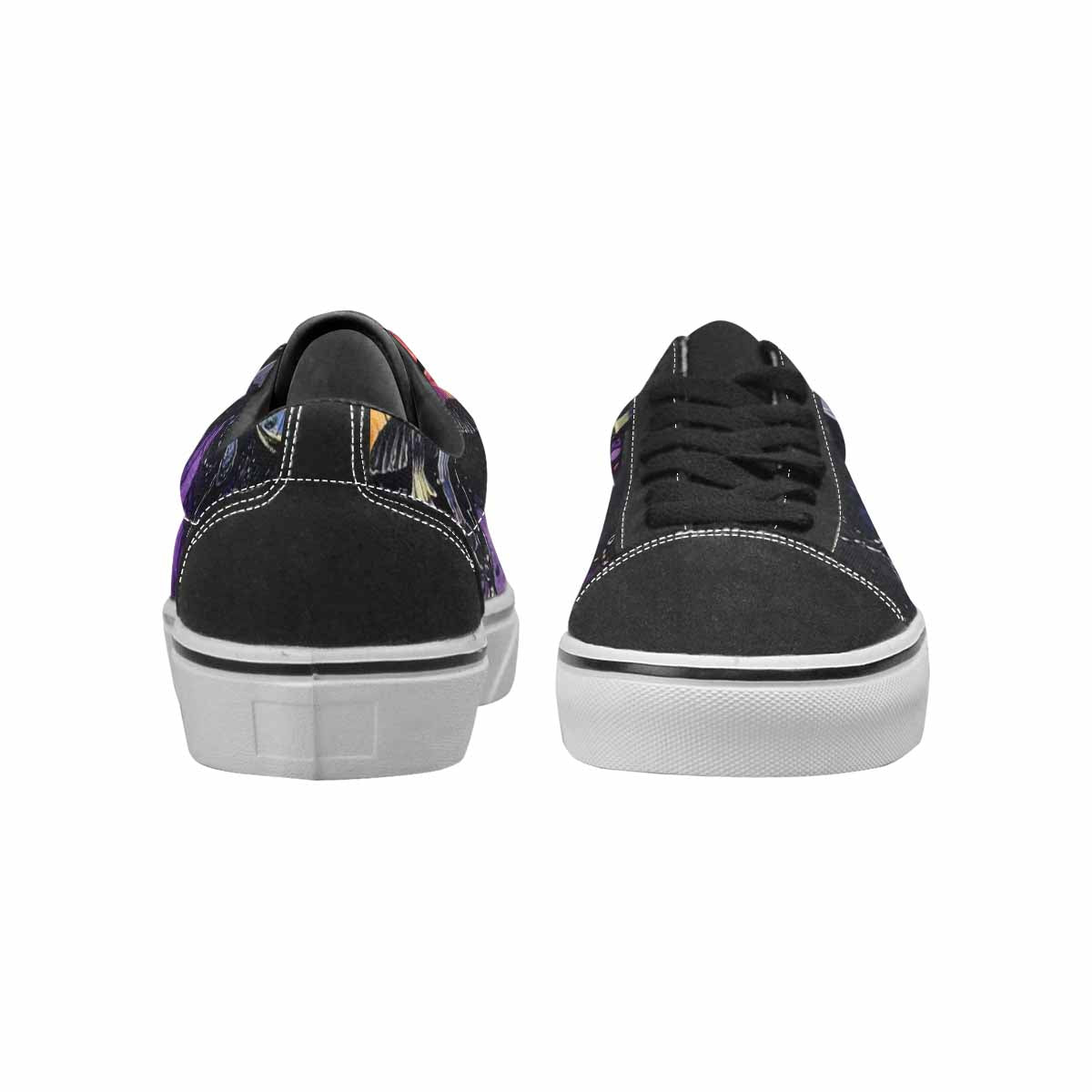 WOMEN'S Rainbow Drip Mushrooms Lace-Up Canvas Y2K Custom Shoes