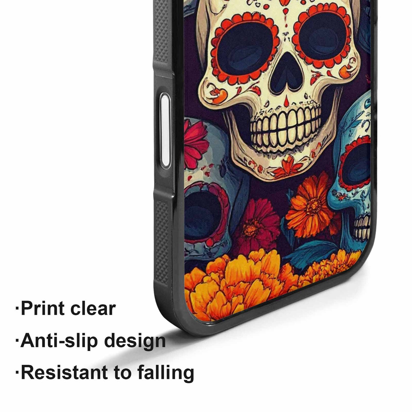 iPhone 17 Case — Skull Dark Art Gothic Print Gothic, Custom Made Phone Cover