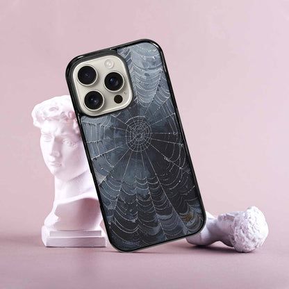 iPhone 16 Pro Case — Spider Web Gothic Spider Web Gothic, Custom Designed Case Cover