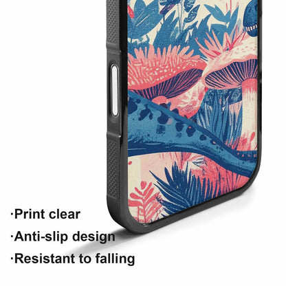 iPhone 17 Case — Vintage Dinosaurs Mushroom Retro Vintage, Custom Designed Case Cover