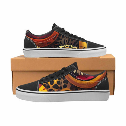 WOMEN'S Smiley Faces Lace-Up Canvas Aesthetic Custom Shoes
