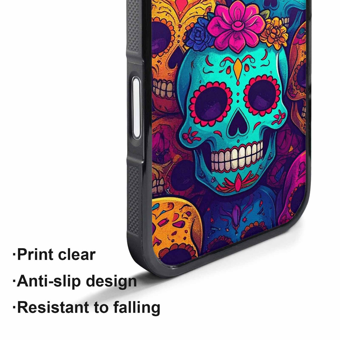 iPhone 17 Pro Case — Skull Dark Art Gothic Print Gothic, Personalized Phone Case