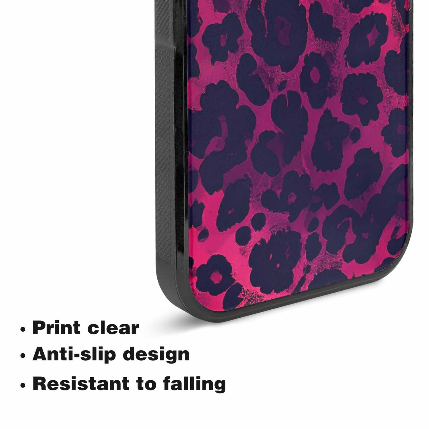 iPhone 15 Case — Leopard Print Dark, Original Design Phone Case