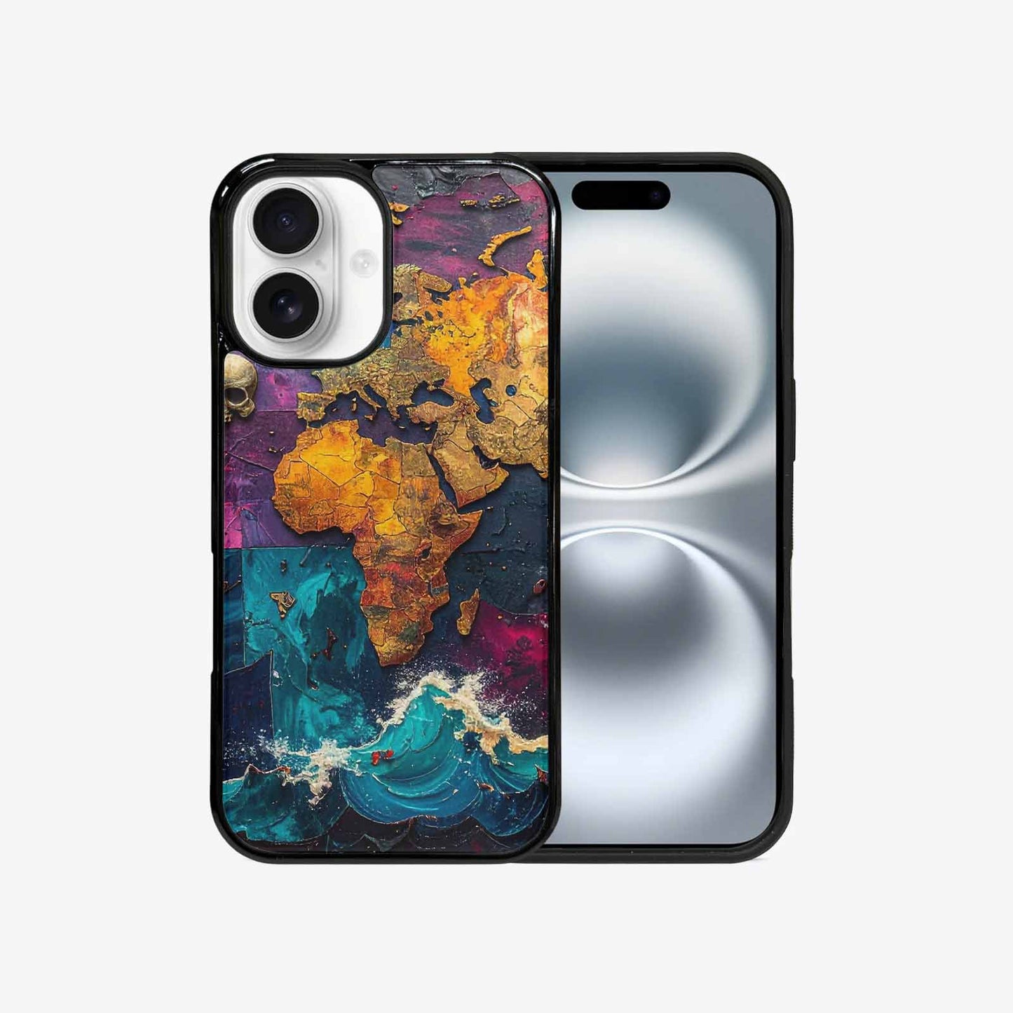 iPhone 16 Case — Pirate Skull Flag Pirate Skull Flag, Custom Designed Case Cover