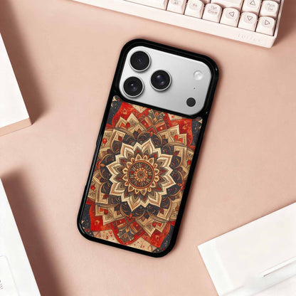 iPhone 17 Pro Case — Small Mandala Pattern Randomly Varying Floral, Custom Print Case Cover