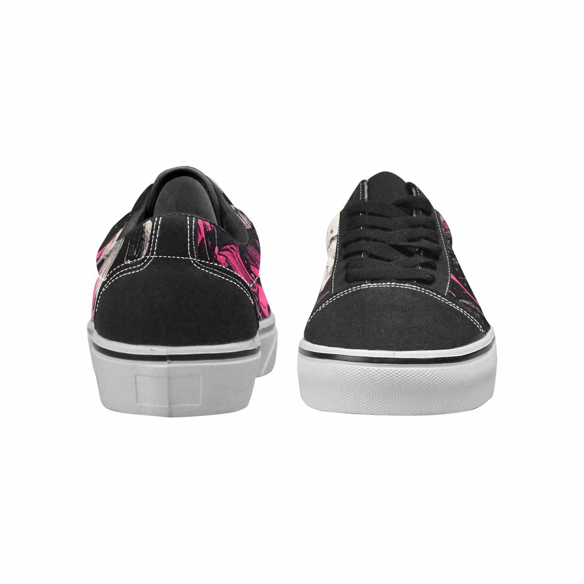 WOMEN'S Rainbow From Skull S Lace-Up Canvas Aesthetic Shoes