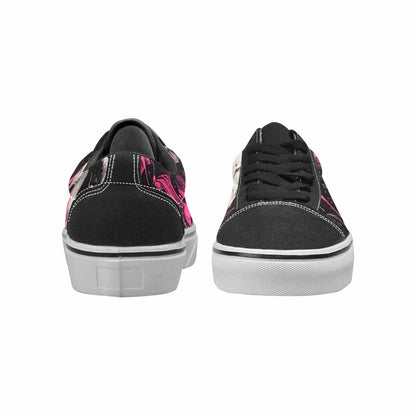 WOMEN'S Rainbow From Skull S Lace-Up Canvas Aesthetic Shoes