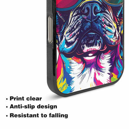 iPhone 15 Pro Max Case — French Bulldog Pop Art Pattern, Custom Designed Case Cover