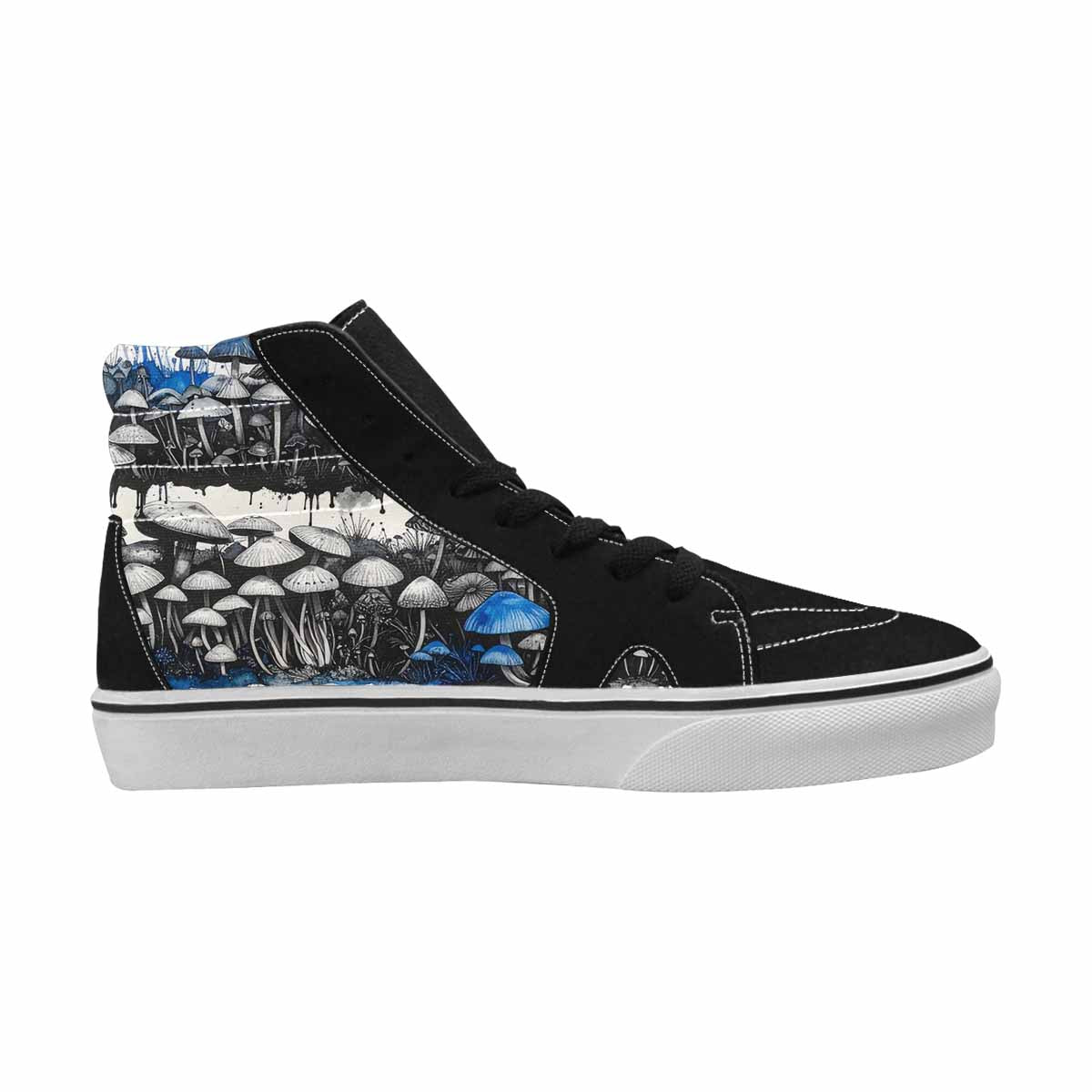 MEN'S Mushrooms (general) High Top Canvas Vivid Sneakers