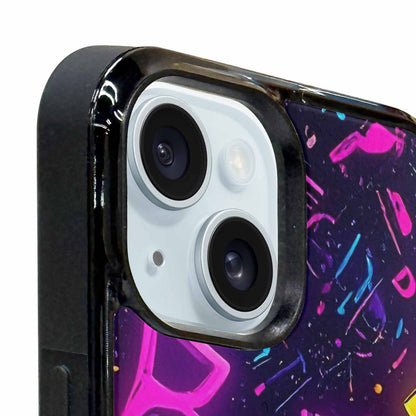 iPhone 15 Case — 80s Retro Motif 80s Retro Motifs, Custom Designed Case Cover