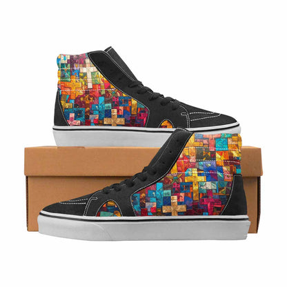 WOMEN'S Jesus High Top Canvas Boutique Grunge Customized Sneakers