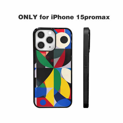 iPhone 15 Pro Max Case — 1960s Mod Cartoon Art Pattern, Unique Phone Case Design