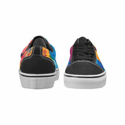 WOMEN'S Smiley Facessmiley Faces  Lace-Up Canvas Vivid Sneakers