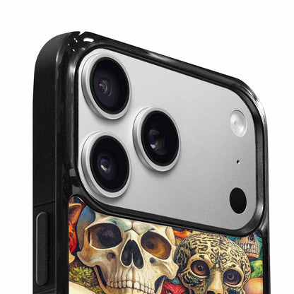 iPhone 17 Pro Max Case — Skulls Animal Print Gothic Skulls, Unique Phone Case Design