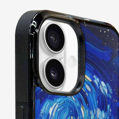 iPhone 16 Plus Case — Starry Night Van Gogh Paint Art, Customized Protective Case