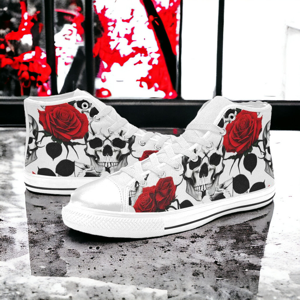 Skulls Roses Deluxe Men - Freaky Shoes®