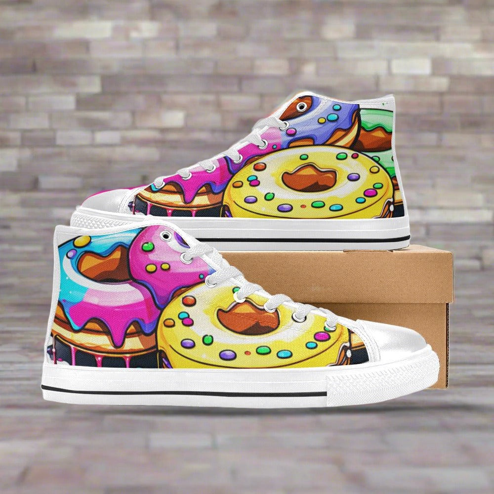 Wolf Jewel Rich Vivid WOMEN Bold Art - Freaky Shoes | Custom Art Sneakers