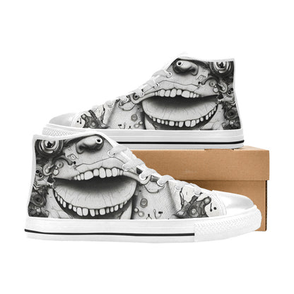 WOMEN'S Freestyle Horror High Top Canvas Y2K Custom Sneakers
