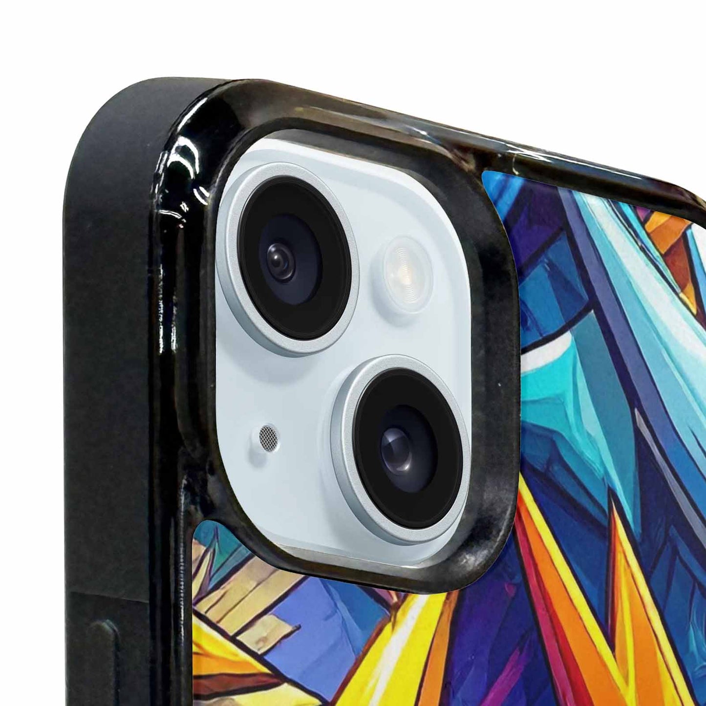 iPhone 15 Case — Lightning Bolt Storm Pattern Hundreds Of, Custom Print Case Cover