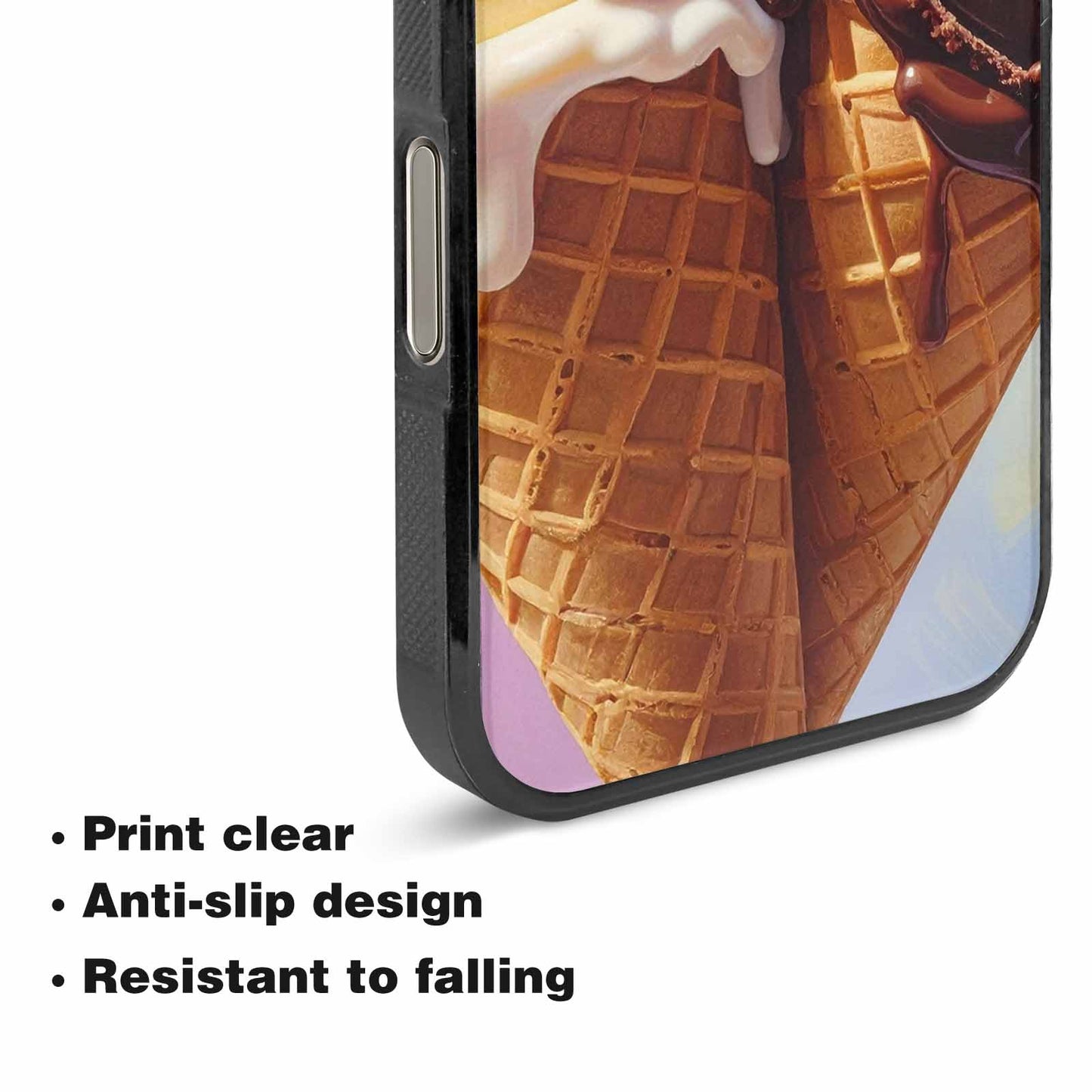 iPhone 16 Pro Max Case — Extreme Close Up Shot Only Drippig, Custom Printed Phone Case