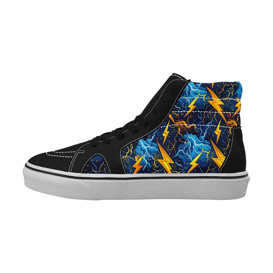 WOMEN'S Lightning Bolt High Top Canvas Aesthetic Shoes