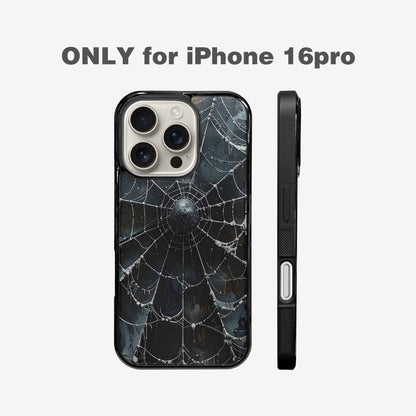 iPhone 16 Pro Case — Spider Web Gothic Spider Web Gothic, Unique Phone Case Design