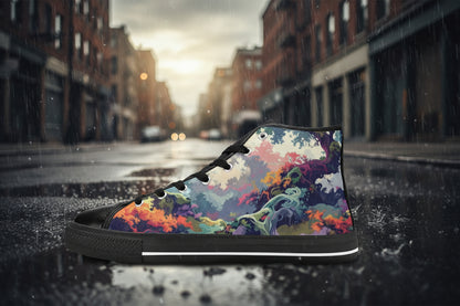 Camo Design 1 High Top Canvas Shoes for Kid