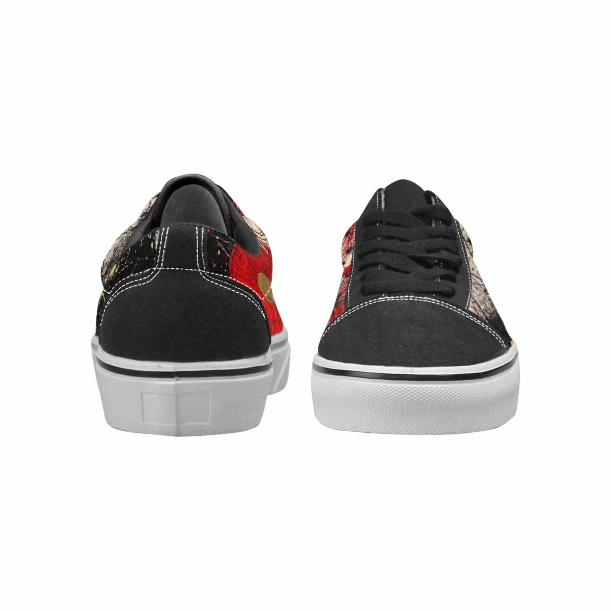 WOMEN'S Zodiac Constellation Lace-Up Canvas Dark Academia Custom Sneakers