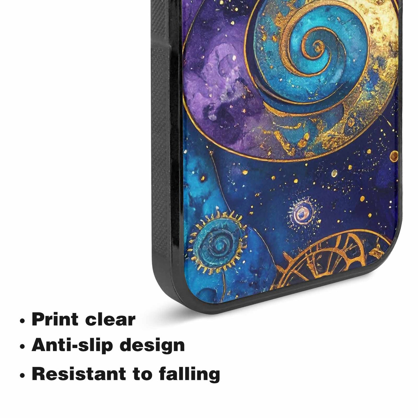 iPhone 15 Plus Case — Steampunk Galaxy Custom, Unique Phone Case Design
