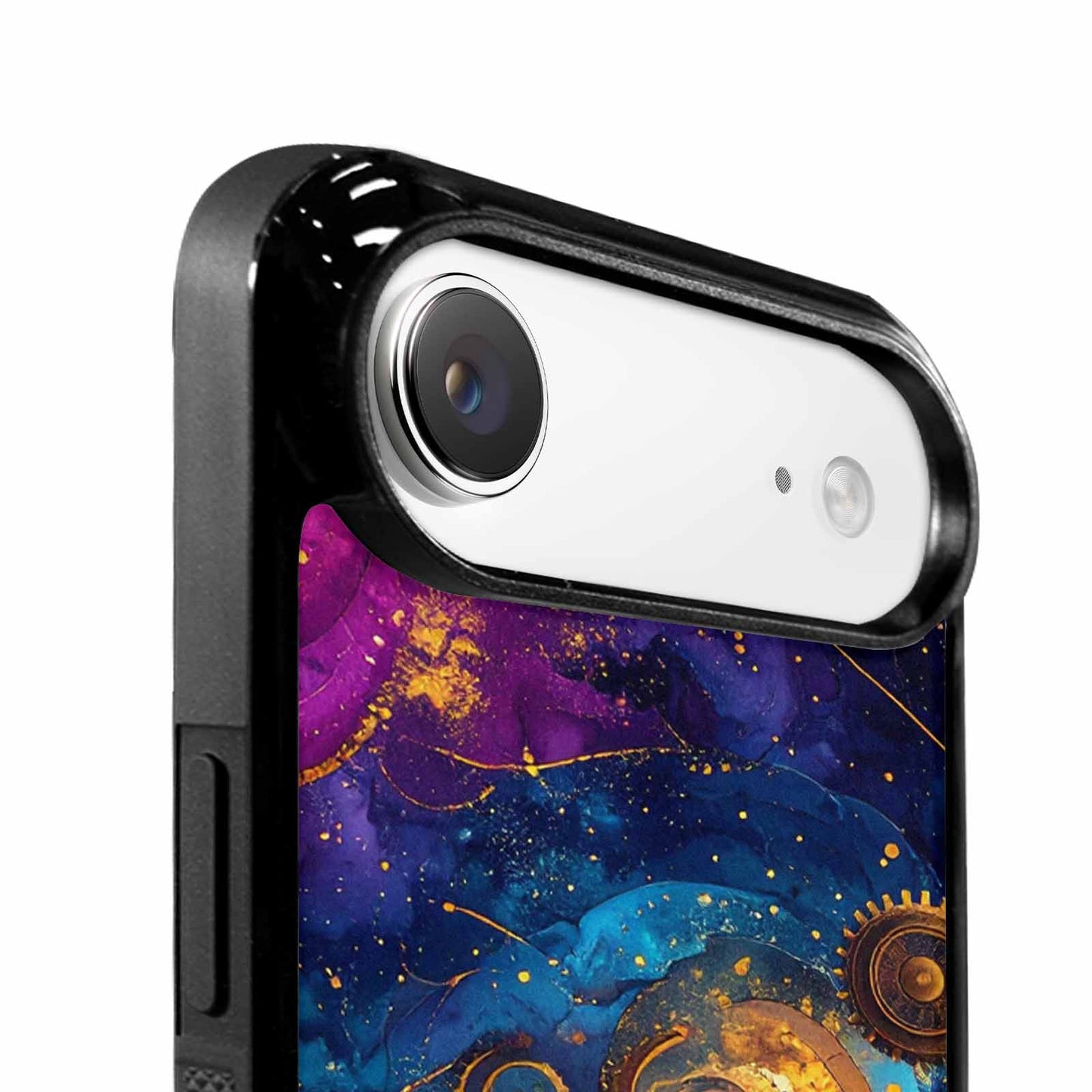 iPhone 17 Air Case — Steampunk Galaxy Art Seamless Pattern Galaxy, Unique Phone Case Design