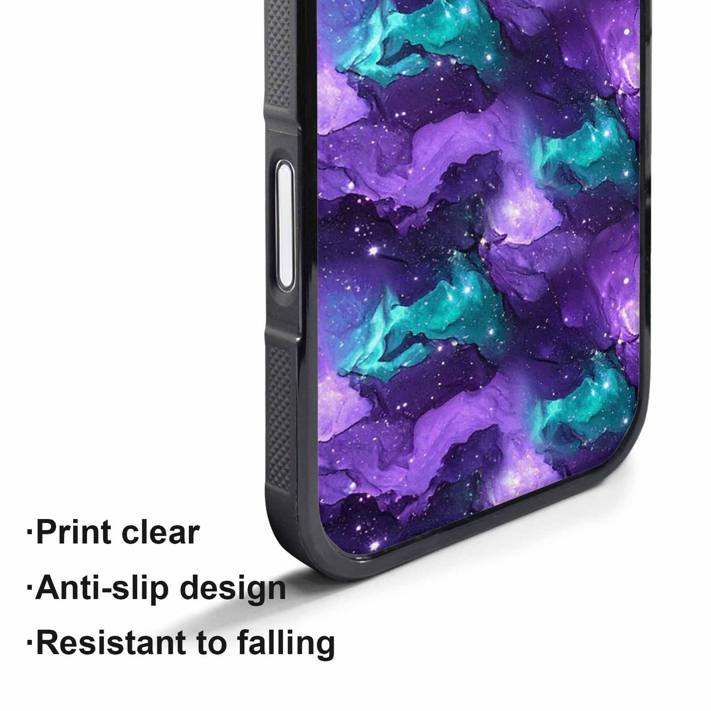 iPhone 17 Pro Case — Seamless Tileable Pattern Of Swirling Galaxy, Original Design Phone Case
