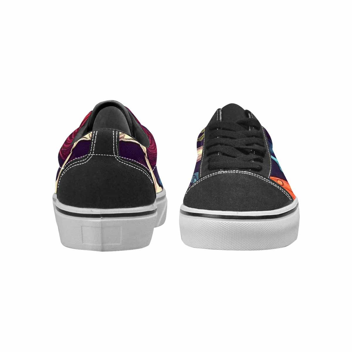 WOMEN'S Mushroom Skull Canvas Lace-Up Aesthetic Shoes