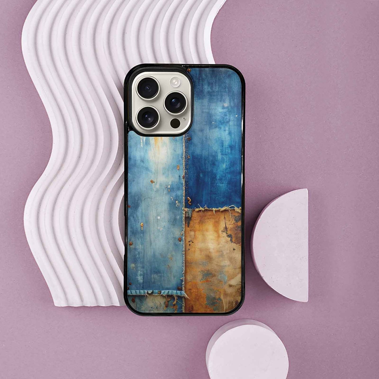 iPhone 16 Pro Max Case — Curve The Ripping Demin Tectures For, Customized Protective Case
