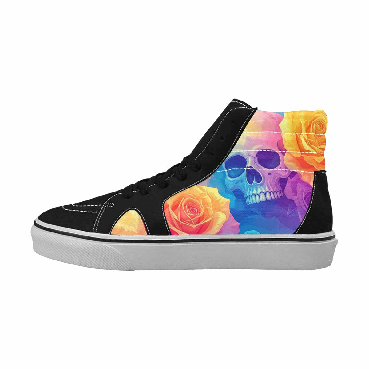 MEN'S Greyscale Candy Skull Airbrush 4 Ferion