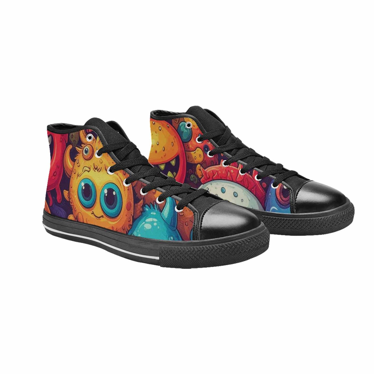 MEN'S Cartoon Monster Character High Top Canvas Y2K Sneakers