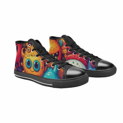 MEN'S Cartoon Monster Character High Top Canvas Y2K Sneakers