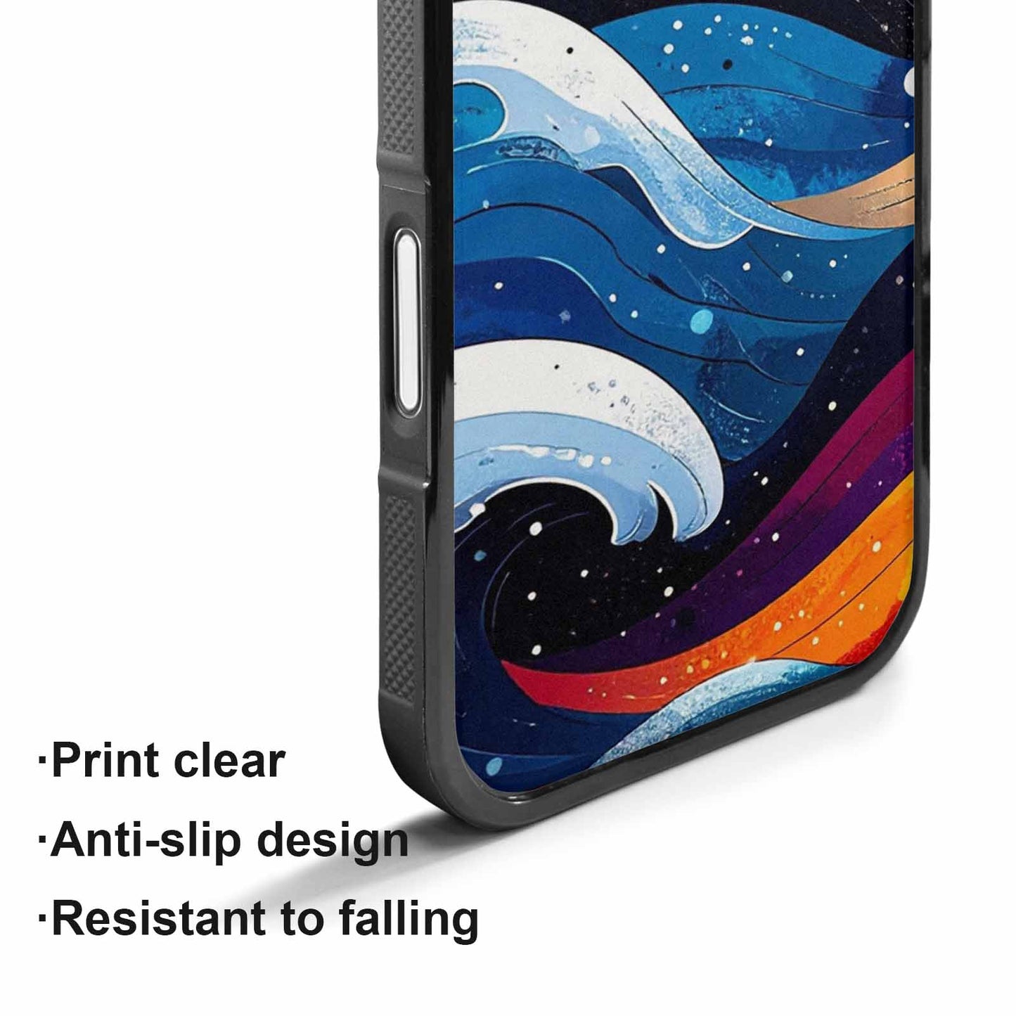 iPhone 17 Case — Glossy Winter Wave Cartoon Cute, Customized Protective Case
