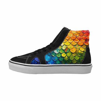 MEN'S Reptile Scale High Top Canvas Dreamcore Shoes