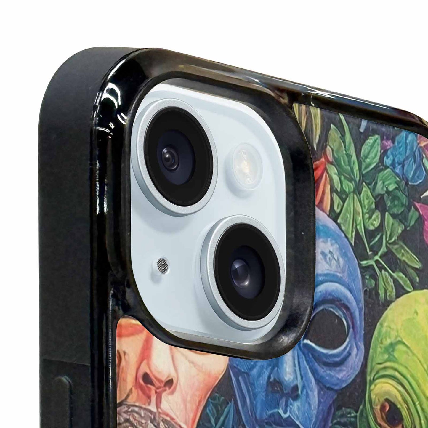 iPhone 15 Plus Case — Aliens Pattern Hundreds Of Sma, Custom Print Case Cover