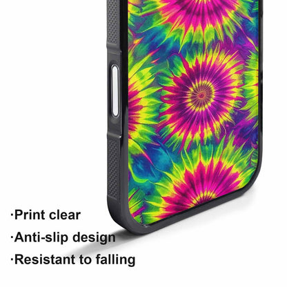 iPhone 17 Pro Max Case — Tie Dye Neon Acid Tie Dye, Custom Phone Case