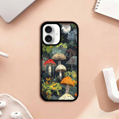 iPhone 17 Case — Mushrooms Camomushrooms Patter Cwy Camo, Custom Printed Phone Case
