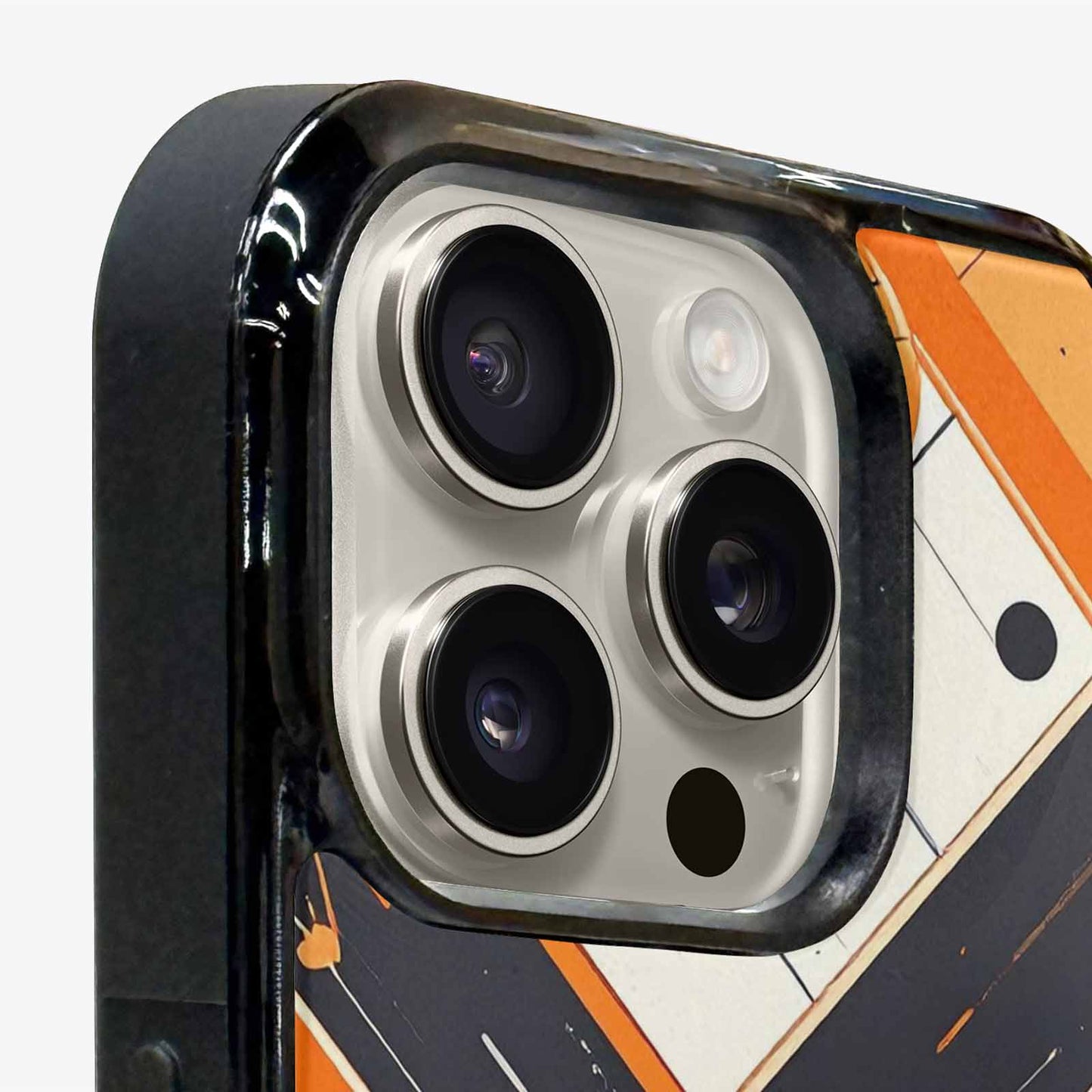 iPhone 16 Pro Case — Basketball Pattern Court Lines And Balls, Customized Protective Case
