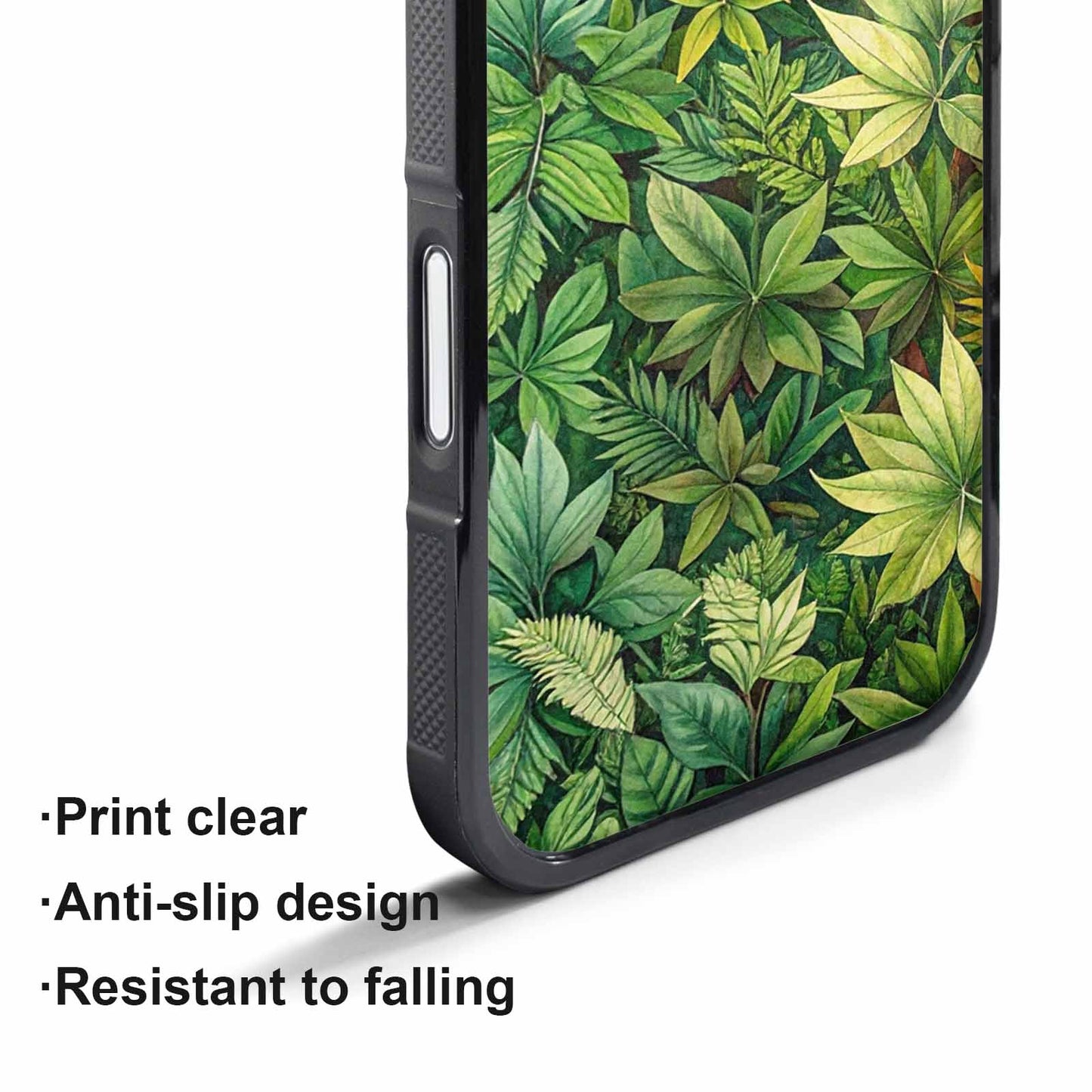 iPhone 17 Air Case — Small Seven Point Palmate Leaf Floral, Custom Art Phone Cover