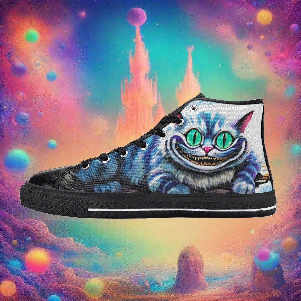 Dragon Navy Indigo Unique WOMEN Bold Art - Freaky Shoes | Custom Art Sneakers