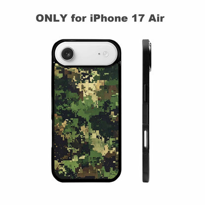 iPhone 17 Air Case — Small Military Camouflage Blotch Pattern Camo, Custom Made Phone Cover