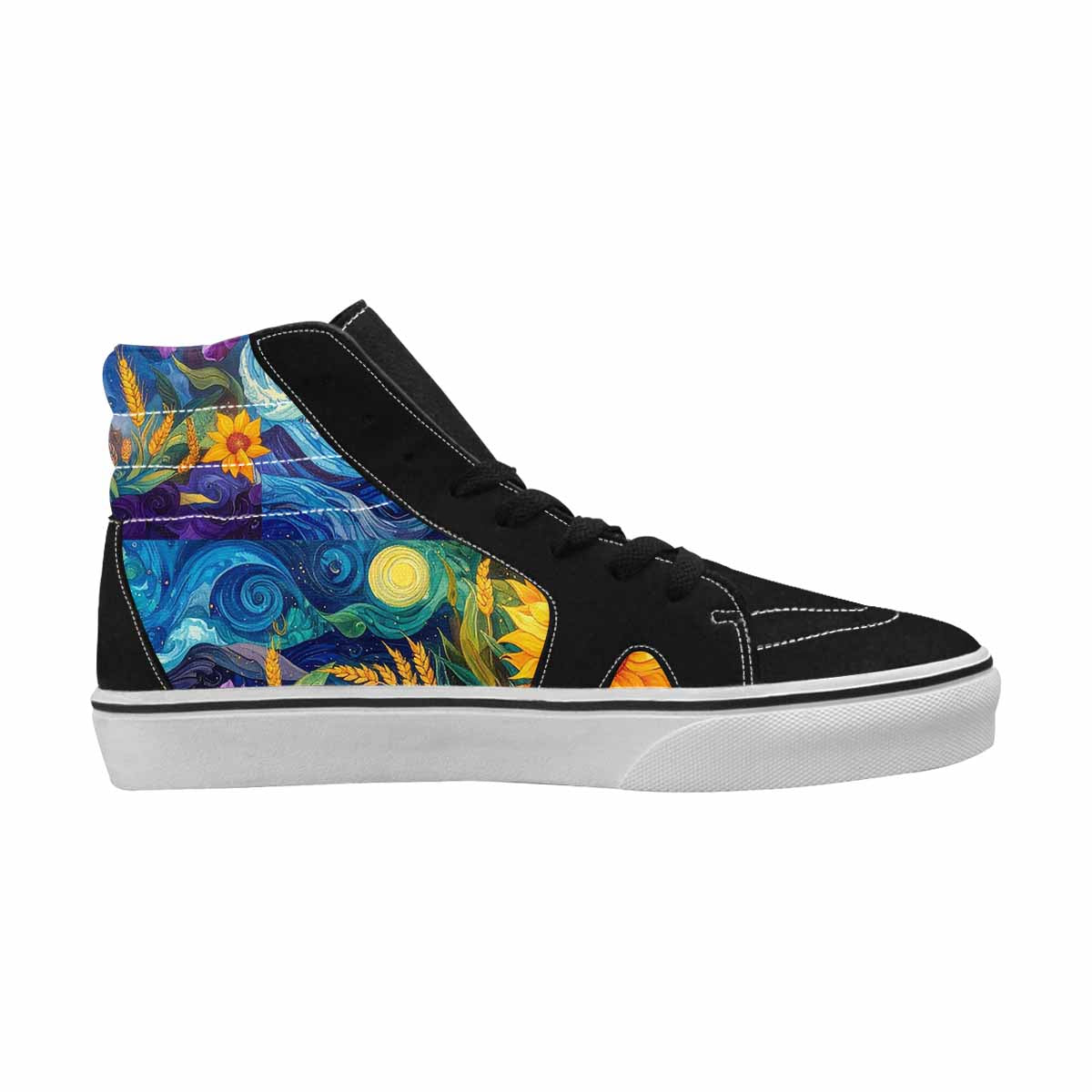 WOMEN'S Blend All Versions High Top Canvas Vivid Custom Sneakers