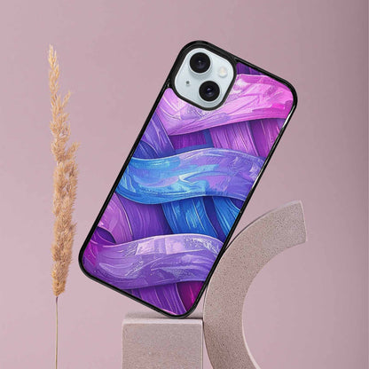 iPhone 15 Plus Case — Bisexual Flag Color Theme Small Rainbow, Custom Print Case Cover
