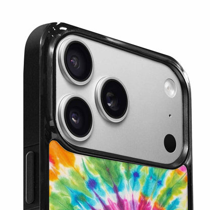 iPhone 17 Pro Case — Tie Dye Rainbow Twist Custom Tie, Personalized Phone Case