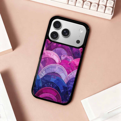 iPhone 17 Pro Case — Vivid Camo Bisexual Pride Camo, Custom Print Case Cover