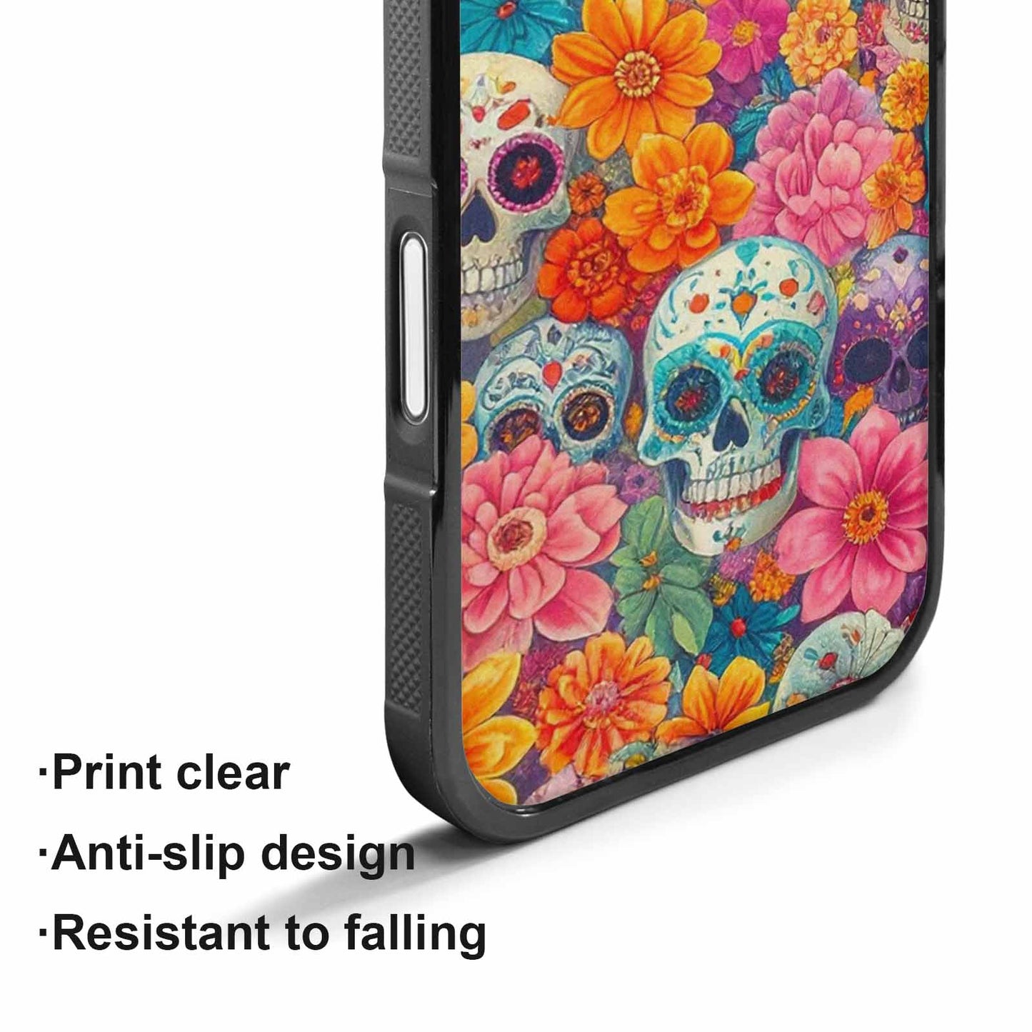 iPhone 17 Case — Ornate Candy Color Skull Gothic Skulls, Custom Art Phone Cover